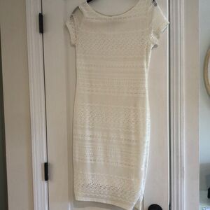 Banana republic white stretch dress size XS